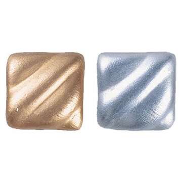 Rub-N-Buff 2 Color Assortment with Premium Buffing Cloth (Silver Leaf, Gold Leaf)