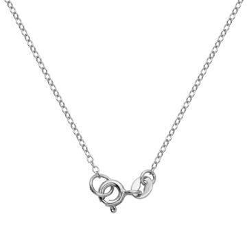 Citrine Birthstone Pendant Necklace in Sterling Silver