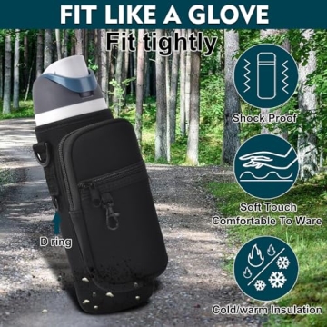 Owala Water Bottle Carrier with Phone Pocket for Active Lifestyles
