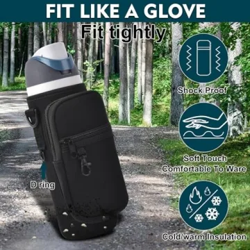 Owala Water Bottle Carrier with Phone Pocket for Active Lifestyles