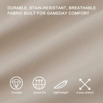 Willit Girls Horse Riding Pants Tights Kids Equestrian Breeches Knee-Patch Youth Schooling Tights Zipper Pockets Khaki M