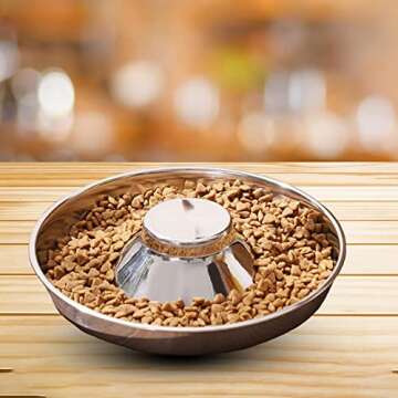 Stainless Steel Puppy Feeder Bowls for Convenient Feeding