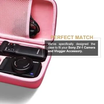 LTGEM Camera Case for Sony ZV-1F and Accessories