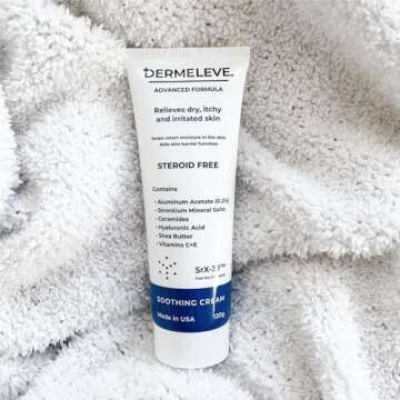 Dermeleve Steroid Free Anti-Itch Cream | Extra Strength for Psoriasis, Seborrheic Dermatitis, Viral Rash, Bug Bites, Allergy, Chronic Hives, Neuropathy (Nerve) | Full Body Itch Relief | 120g (1 Pack)