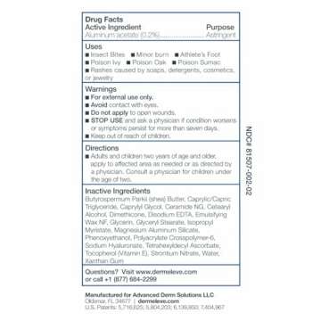 Dermeleve Steroid Free Anti-Itch Cream | Extra Strength for Psoriasis, Seborrheic Dermatitis, Viral Rash, Bug Bites, Allergy, Chronic Hives, Neuropathy (Nerve) | Full Body Itch Relief | 120g (1 Pack)