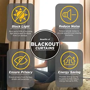 Tulle Overlay Star Cut Out Blackout Curtains Set for Kids