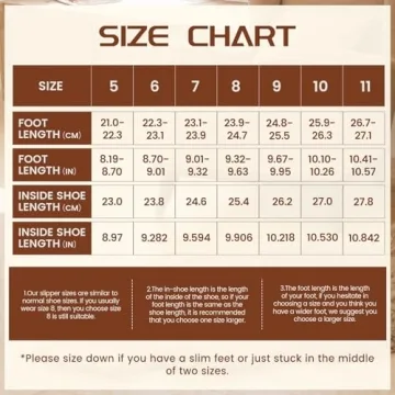 OOW Cozy Winter Platform Slippers for Women - Chestnut