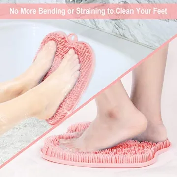 BESKAR XL Foot Scrubber Mat for Calluses & Achy Feet Relief