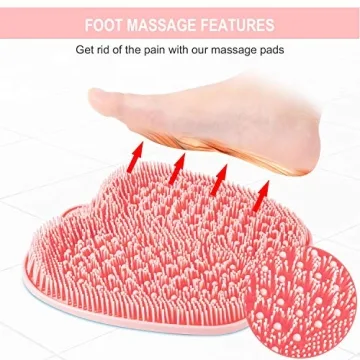 BESKAR XL Foot Scrubber Mat for Calluses & Achy Feet Relief