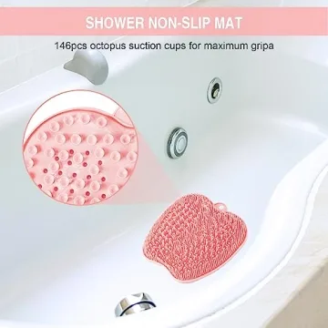 BESKAR XL Foot Scrubber Mat for Calluses & Achy Feet Relief