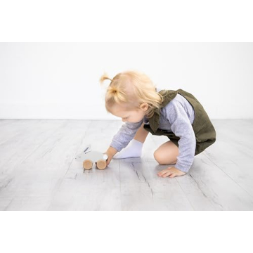 Pearhead Wooden Toy Bunny for Baby and Toddler Fun