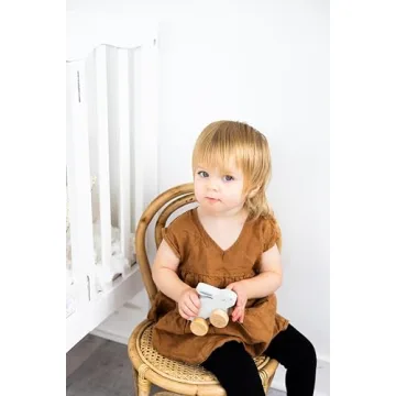 Pearhead Wooden Toy Bunny for Baby and Toddler Fun