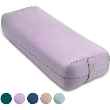 AJNA Organic Vegan Suede Yoga Bolster Pillow