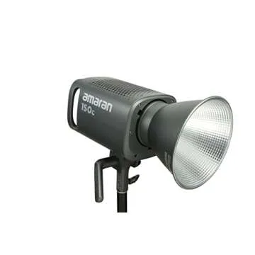 Aputure Amaran 150c COB Video Light,RGBWW 150W,2,500K to 7,500K CCT with G/M Adjustment,15,610 lux @ 1m with Hyper Reflector,APP Control