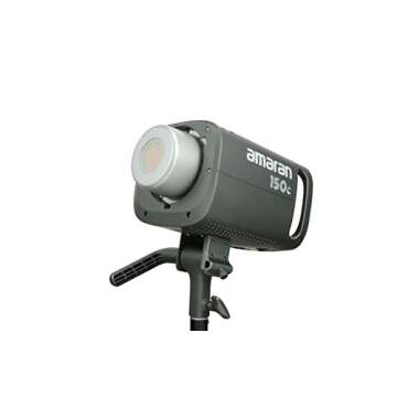 Aputure Amaran 150c COB Video Light,RGBWW 150W,2,500K to 7,500K CCT with G/M Adjustment,15,610 lux @ 1m with Hyper Reflector,APP Control