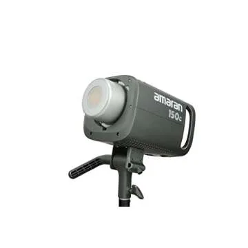 Aputure Amaran 150c COB Video Light,RGBWW 150W,2,500K to 7,500K CCT with G/M Adjustment,15,610 lux @ 1m with Hyper Reflector,APP Control