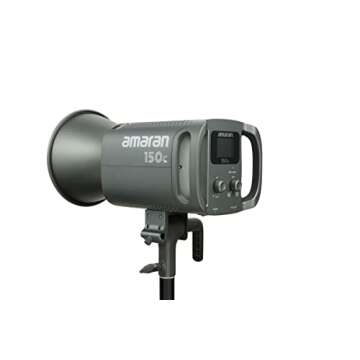 Aputure Amaran 150c COB Video Light,RGBWW 150W,2,500K to 7,500K CCT with G/M Adjustment,15,610 lux @ 1m with Hyper Reflector,APP Control