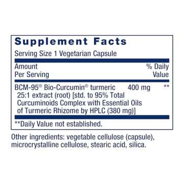 Life Extension Super Bio-Curcumin Turmeric Extract – Highly-Absorbable Curcumin for Whole-Body Health Support – Gluten-Free, Non-GMO, Vegetarian – 60 Vegetarian Capsules