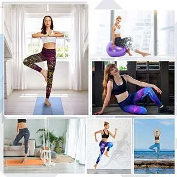 COOLOMG Yoga Pants for Women with Hidden Pockets