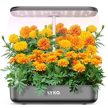 LYKO Hydroponics Growing System - Indoor Garden with Full-Spectrum Grow Light for Herbs