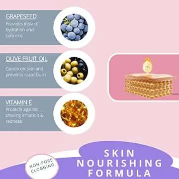 Dermaplaning Oil - Smooth Glide Skin Barrier Shave Oil for Women - Use with Dermaplaning Tool, Face Razor, Eyebrow Razor, Microblades for Face - Softens Area Pre Shave & After Shave