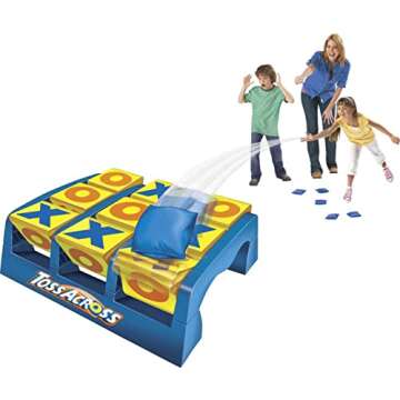 Mattel Games Toss Across Kids Outdoor Game, Bean Bag Throw for Camping & Family Nights, Get 3-in-a-R...