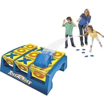 Mattel Games Toss Across Kids Outdoor Game, Bean Bag Throw for Camping & Family Nights, Get 3-in-a-R...