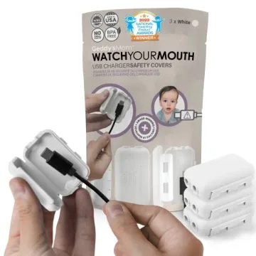 Watch Your Mouth Baby Proof Cord Cover | Award-Winning Safety Solution for Kids | BPA-Free Protector...