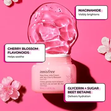 Innisfree Cherry Blossom Glow Jelly Cream for Radiant Skin