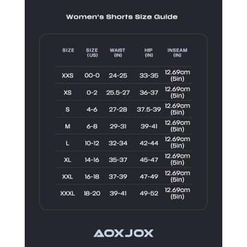 Aoxjox Vital Seamless Biker Shorts for Women