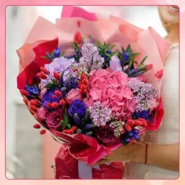 60 Sheets Tissue Paper for Packaging Gift Bags Decoration, Mixed Pink Wrapping Tissue Paper Bulk for DIY Art Crafts Birthday Wedding Halloween, 14 X 20 Inch