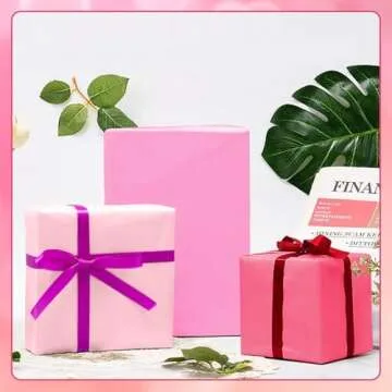 60 Sheets Tissue Paper for Packaging Gift Bags Decoration, Mixed Pink Wrapping Tissue Paper Bulk for DIY Art Crafts Birthday Wedding Halloween, 14 X 20 Inch