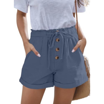 FEKOAFE Women’s Summer Casual Drawstring Shorts