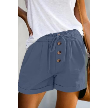 FEKOAFE Women’s Summer Casual Drawstring Shorts
