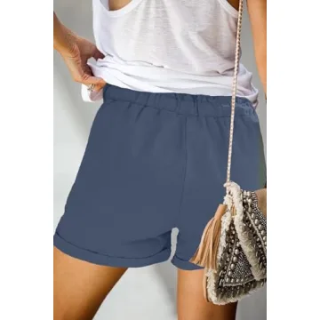 FEKOAFE Women’s Summer Casual Drawstring Shorts