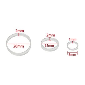 Minihope Mini Rubber Bands 1000 Count Clear Soft Elastic