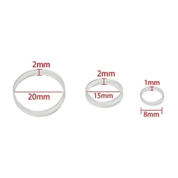 Minihope Mini Rubber Bands 1000 Count Clear Soft Elastic