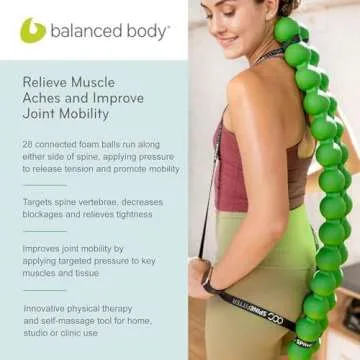 Spinefitter by Sissel, Back Stretcher for Lower-Back Pain Relief, Back-Cracking Device, Back Cracker, Upper- and Lower-Back Stretcher, Back Decompression Device, Lumbar Stretcher, Green