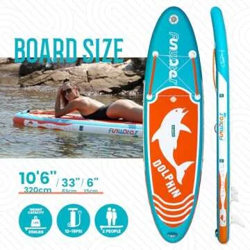 Lightweight FunWater Inflatable SUP for All Ages