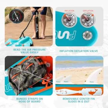 Lightweight FunWater Inflatable SUP for All Ages