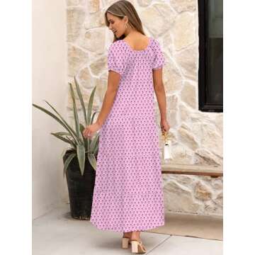 Stylish ANRABESS Women's Boho Maxi Dress for Summer