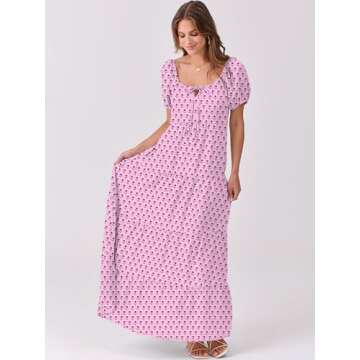 Stylish ANRABESS Women's Boho Maxi Dress for Summer