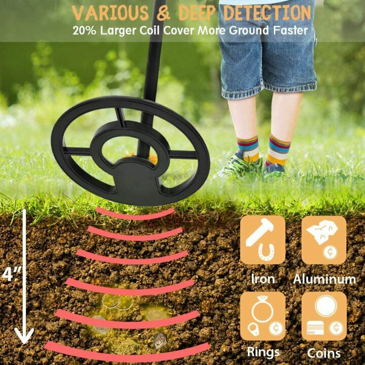 RM RICOMAX Kids Metal Detector - Adjustable & Waterproof