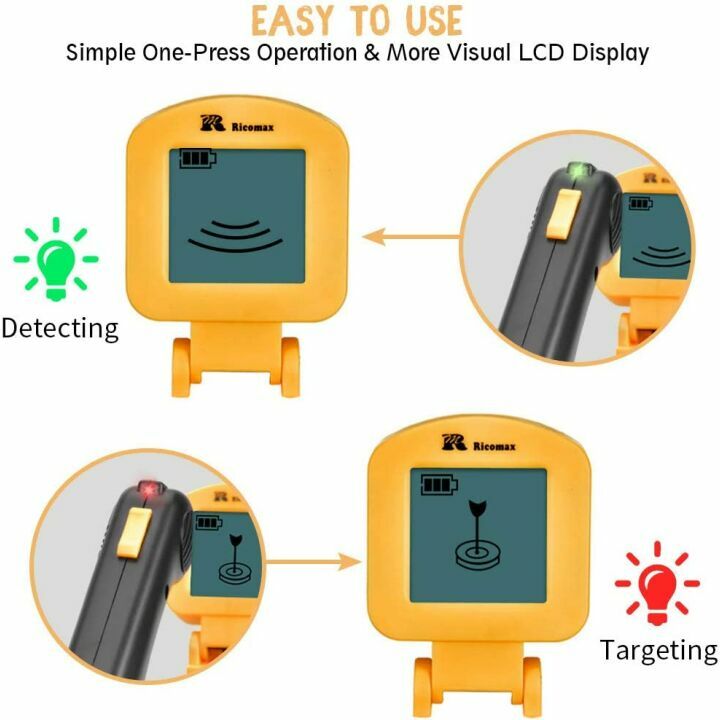 RM RICOMAX Kids Metal Detector - Adjustable & Waterproof