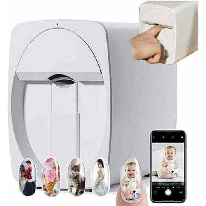3D Nail Printer: Fast, Wifi, Over 1000 Designs