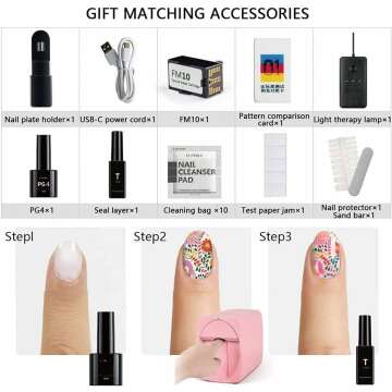 3D Nail Printer: Fast, Wifi, Over 1000 Designs