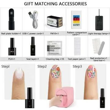 3D Nail Printer: Fast, Wifi, Over 1000 Designs