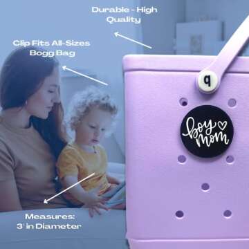 FRESHe BOGLETS Boy Mom Charm for Custom Bogg Bags