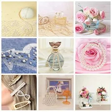 AceFun 1825pcs Pearl Beads for Jewelry Crafting