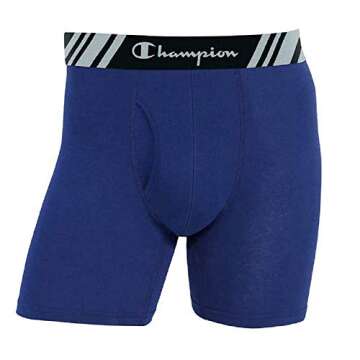 Champion Men's Boxer Briefs for Ultimate All Day Comfort